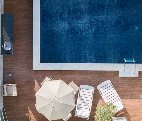 Luxury penthouse with private pool