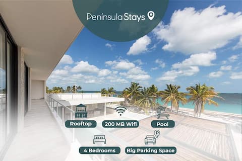 Exclusive Beachfront Escape | Modern Design, Pool