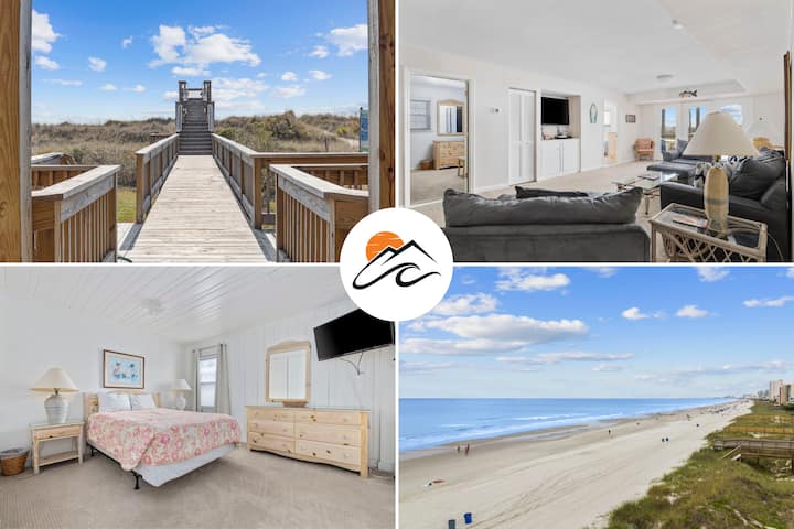Ebbtide | 8br Oceanfront Retreat | Sleeps 18 - North Myrtle Beach, SC