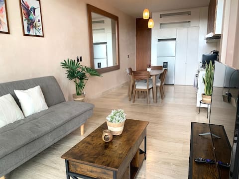 Top performing Airbnb: Design Loft | Cenote Pool | Nature | Cancun in Supermanzana 330