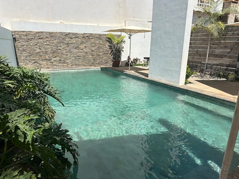 Chacala Casa Sol 2 Pool and 80 meters from the beach