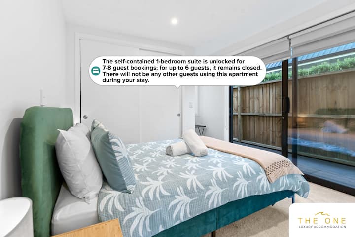 Spavaća soba 4, apartman s bračnim krevetom (širine 150-179 cm) u prizemlju