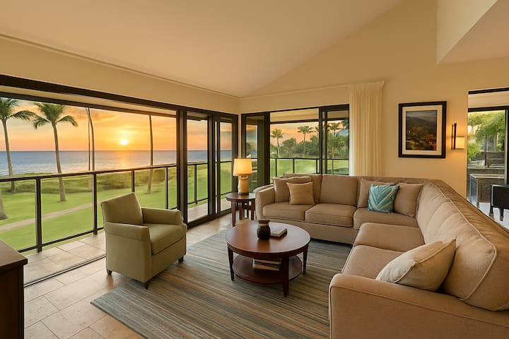 Wailea Elua Resort 1904: Front Row w Sunset Views