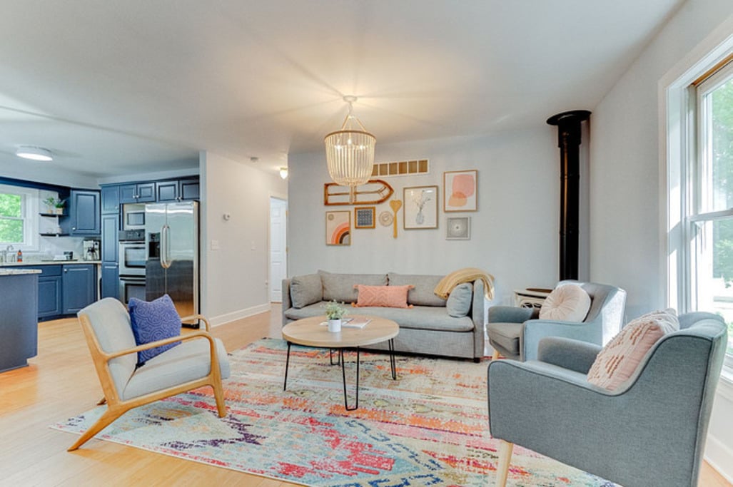 Sala de estar de Carriage House