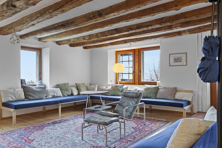 Maison 9 Personnes A Venthône, Sauna Et Vue - Crans-Montana