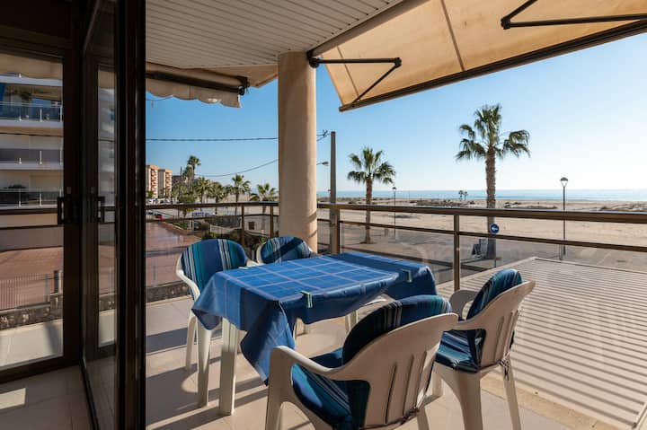 At118 Vue Sur La Plage, Piscine, A/c, Wifi, Pk - Torredembarra
