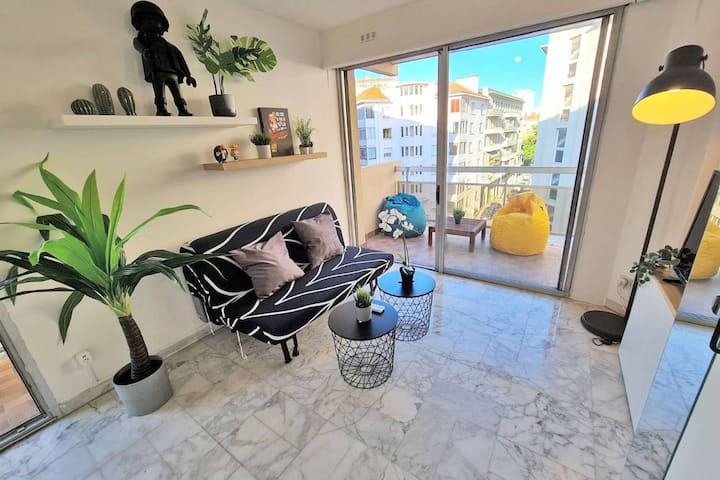 Gregbnb - Appart 1 Chambre 30m² - Balcon - Clim - Tolone