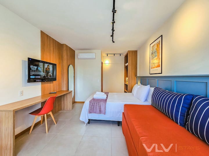 Pp1302 The Perfect Loft - Beach 5’ Away - Rio Vermelho