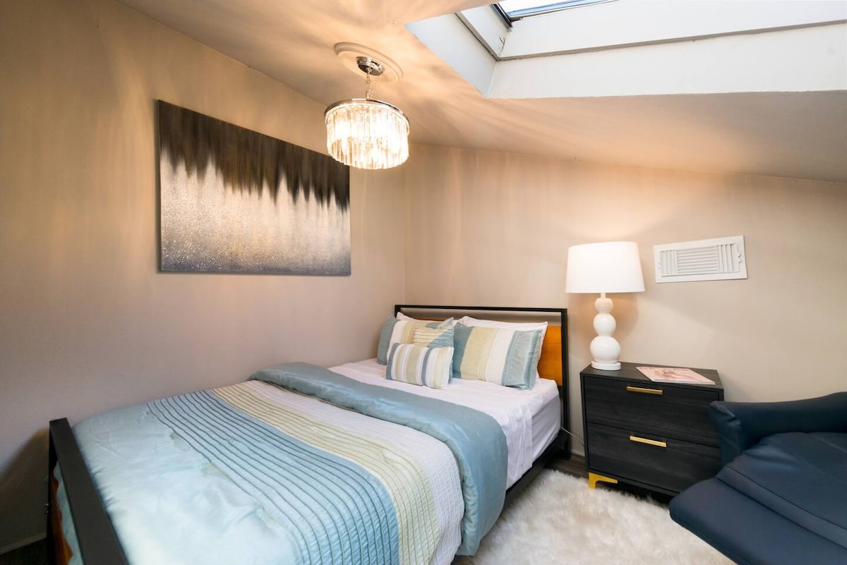 Dormitorio ubicado en el loft de arriba. 