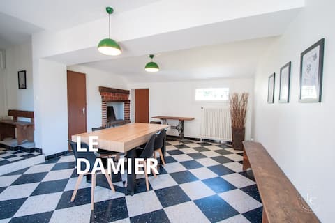 Maison Le Damier - Close to Center Parcs and Lamotte