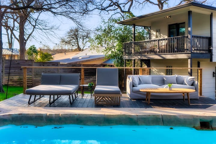 Upscale Zilker Gem | Pool, Spa & Two Kitchens