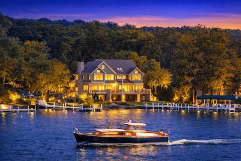 Geneva Lakefront Luxury Home with Private Pier