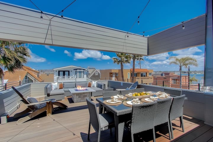 Luxury Beach Home | Rooftop, Ocean View, AC, Patio