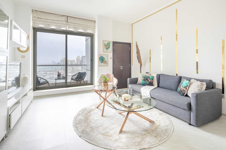 Immaculate 1br In Dubai Marina With Harbour Views - Dubai Marina
