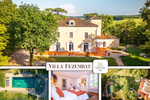 Superb Villa Fezembat with Pool & Park
