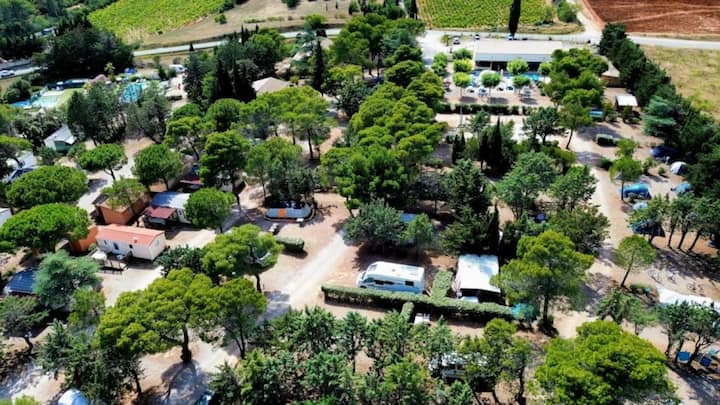 Zecamping 3* Mobil Home 22m² Piscine - Lagrasse