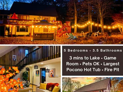 Huge Hot Tub - Game Room