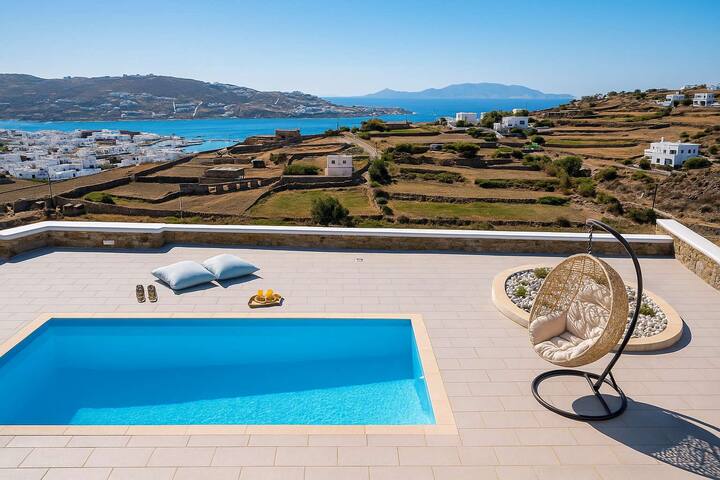 Mykonos Villa Sympatico, Private Pool & Sea Vistas gallery image 2