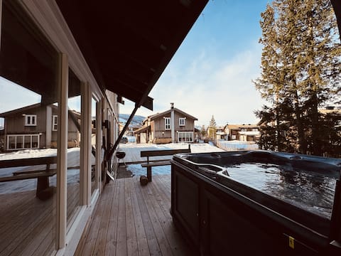 Modern and cozy cabin with jacuzzi in Geilo