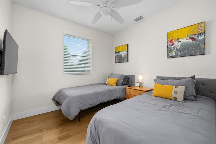 غرفة نوم مع سريرين مفردين [BR5] 2 سريرين مفردين