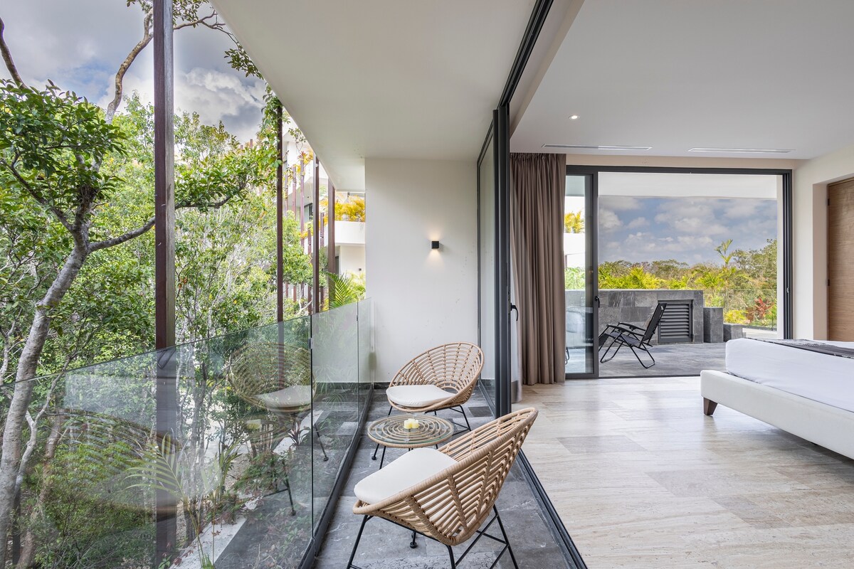 Private pool, jungle view, AC & fast WI-Fi — 1 bedroom vacation rental in Tulum