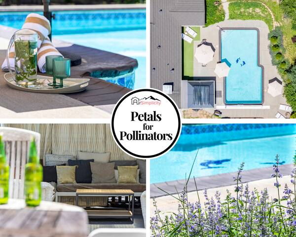 Petals 4 Pollinators | Heated Pool | BBQ | Cabana