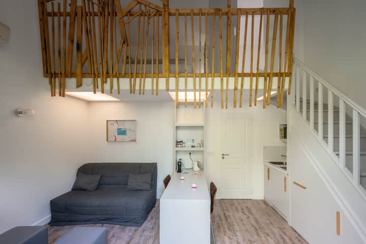 1. Maison Mezzanine 3 Personnes - Île-d'Aix