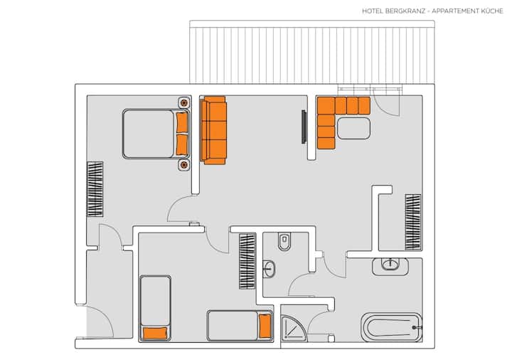 Hotel Bergkranz Ferienwohnung "Bergkranz" - Serles