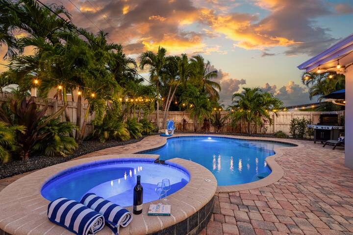 Walk2BEACH|HeatedPool|Spa|GamingRoom|Tikihut|Cove gallery image 4