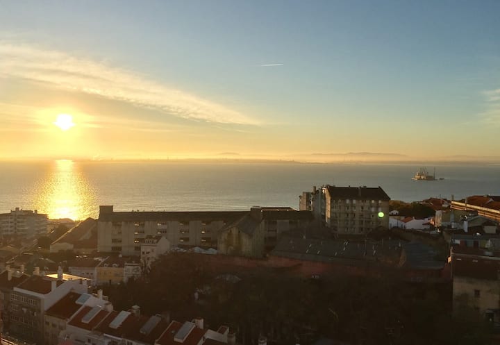 Appartement Confortable Vue Rivière - Lisbon