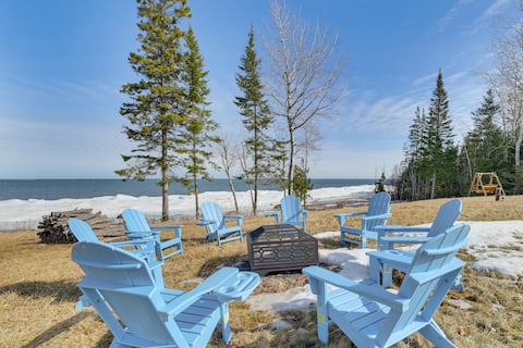 Lakefront Home w/ Yard & Views in Cheboygan!