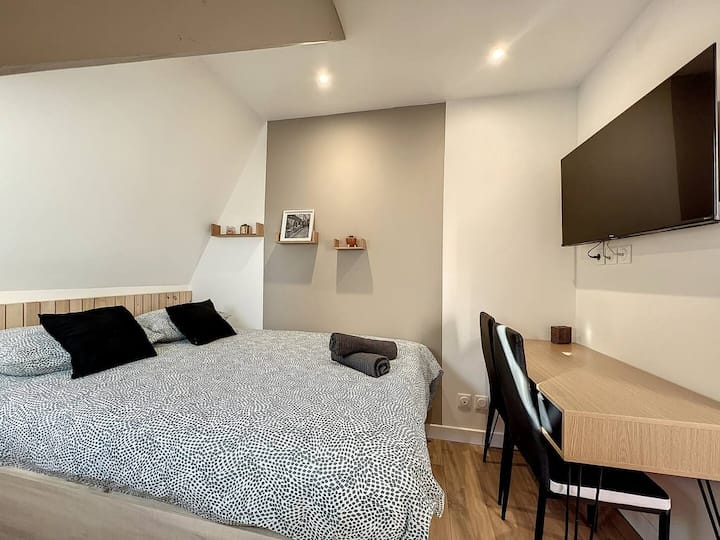 Studio Sous Les Toits Le Cesson - Proche Gare - Langueux