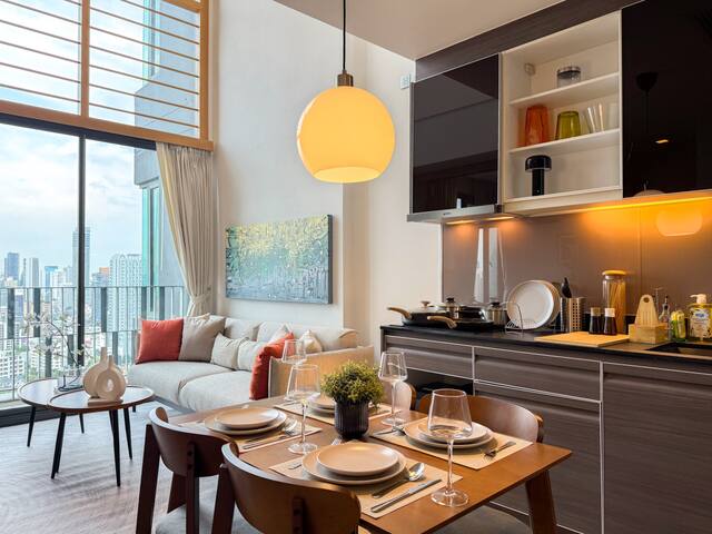 Grand Duplex 2BR︱Ultra Fast WiFi ︱BTS Thonglor gallery image 3