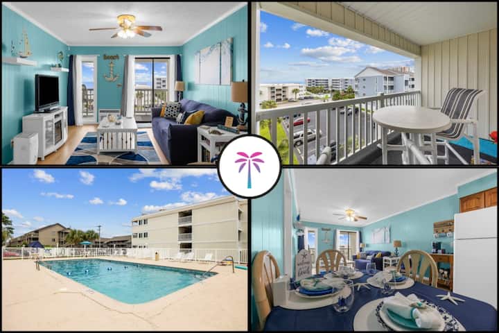 Blue's Oceanview 2Bdrm- Pool, Peaceful Balcony - Apartments for
