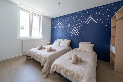 Bleu Océane - WiFi - Train station - 3 beds - Fully equipped