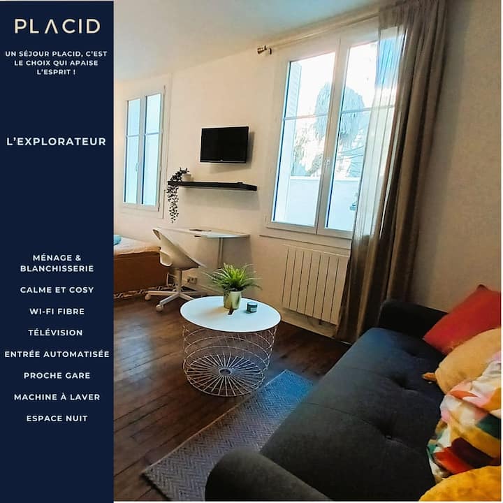 L'explorateur - Gare - Cosy - Wifi - Tv - Tours