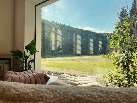 Popular Airbnb listing: Luxury mountain chalet with 15m heated indoor pool in Erzgebirgskreis
