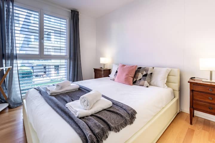 The double bedroom: a haven of comfort and tranquillity, where you can rest peacefully and wake up feeling refreshed every day.
