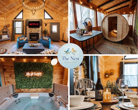 Hot-Tub, Sauna, Grill, Fire-pit, Hillside Forest