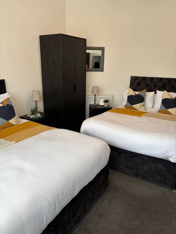 Comfortable sleeping arrangements with ample storage