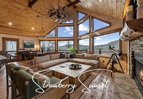 Rustic-Luxe Meets Cozy Warmth•Jaw-Dropping Sunsets