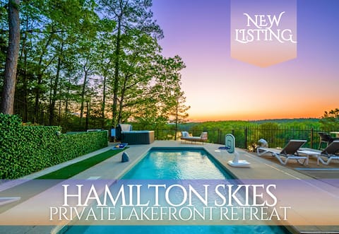 Lakefront 6BR w/ Heated Pool & Hot Tub + Kayaks