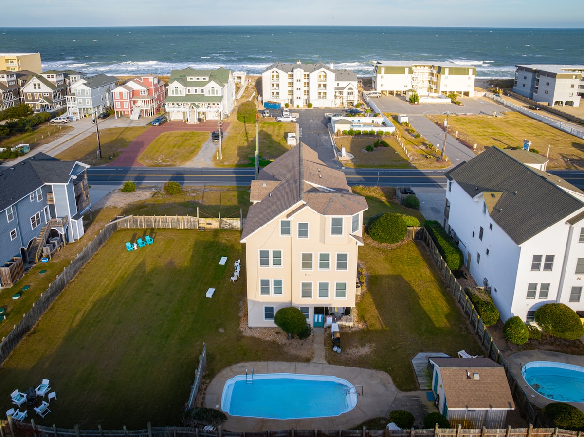 Semi-Oceanfront | Pool, Hot Tub & Pets OK