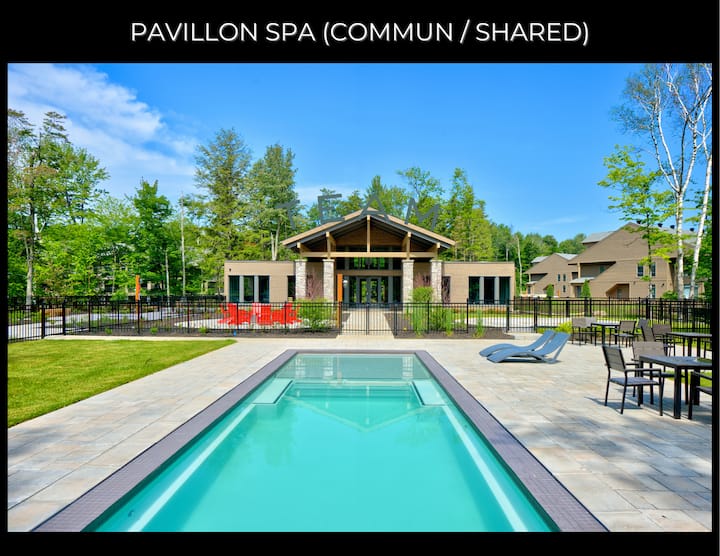 Verbier Skye| 5br + Ski View + Shuttle+ Spa & Pool - Mont-Tremblant