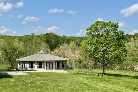 Unique 1970s Round House w/ Hot Tub