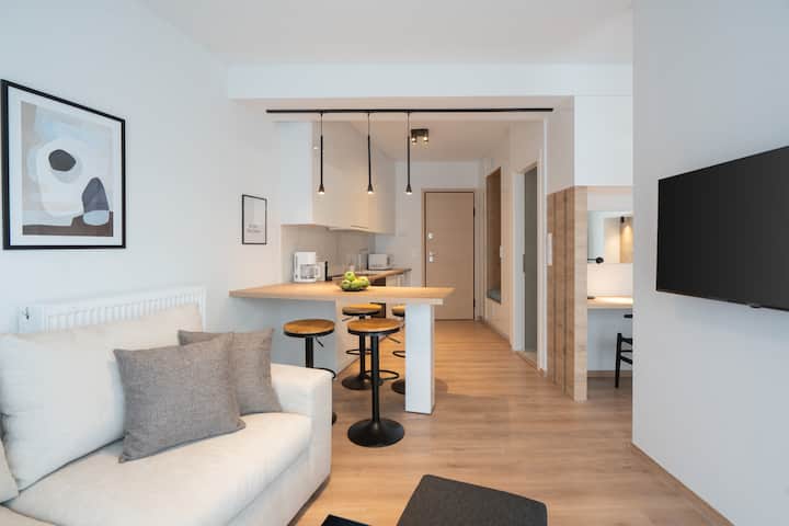 Where style meets comfort -- perfect for unwinding or working from home with that city buzz just outside your window.