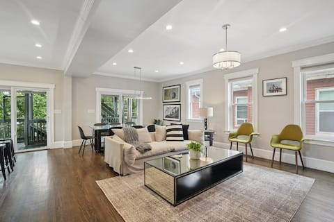 Contemporary Boston Duplex | Near the T