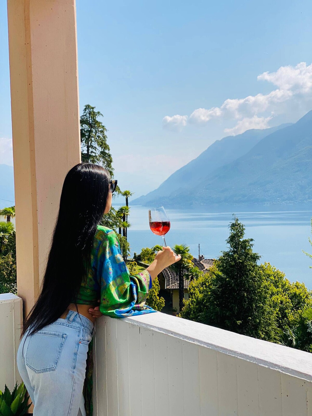 Top Airbnb: Spectacular penthouse with lake views in central B in Brissago