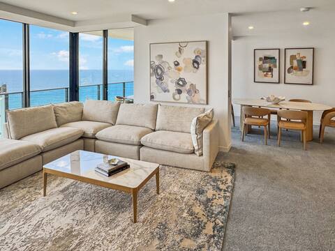 Luxury Oracle Sky Home Ocean Views 3BR Lvl 39 Pool