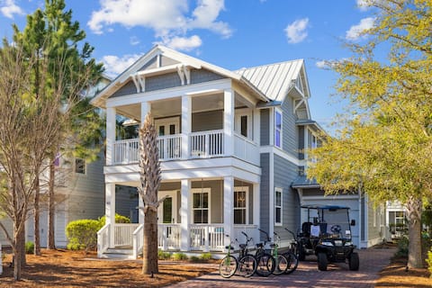 Bikes, Golf Cart, Heated Pool - Sleeps 12